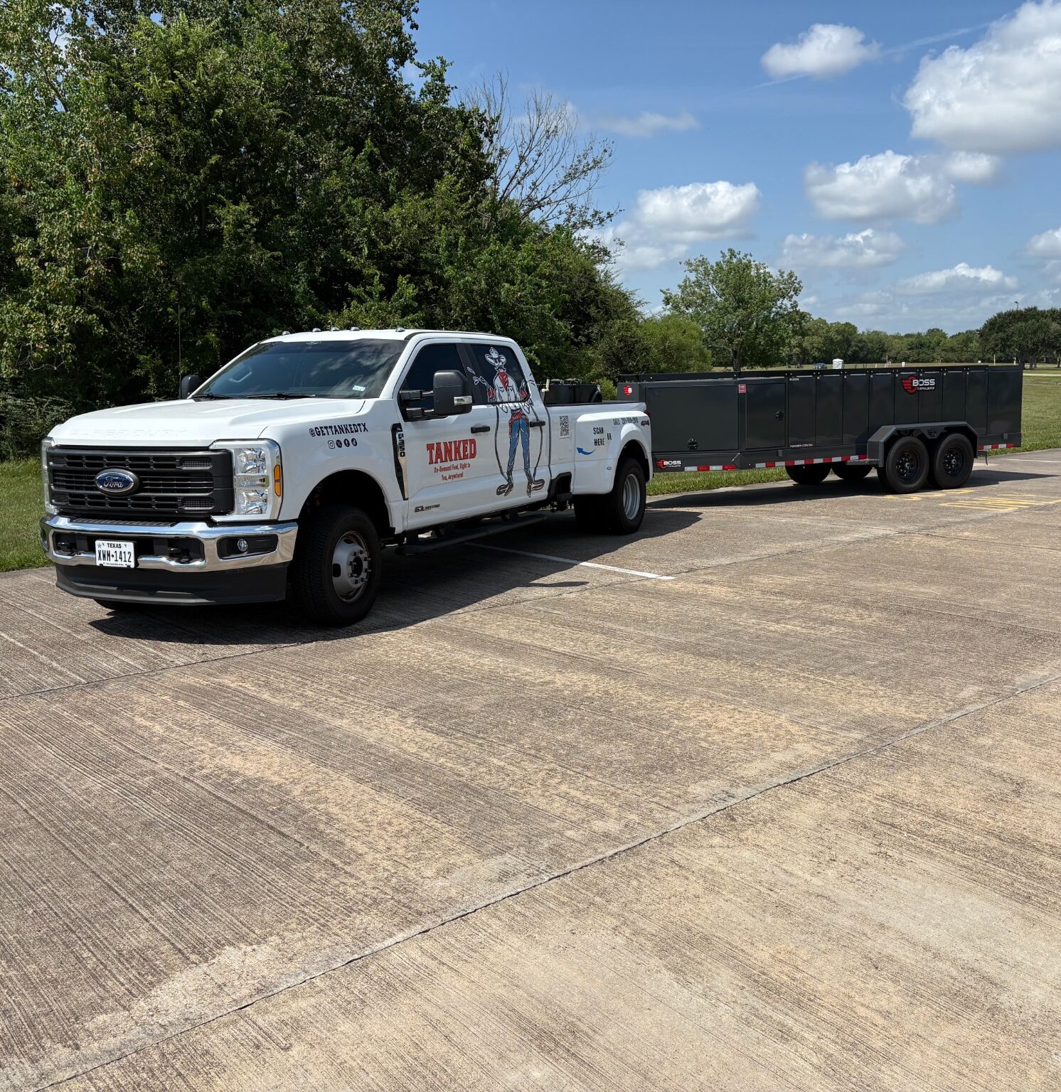 tanked houston car